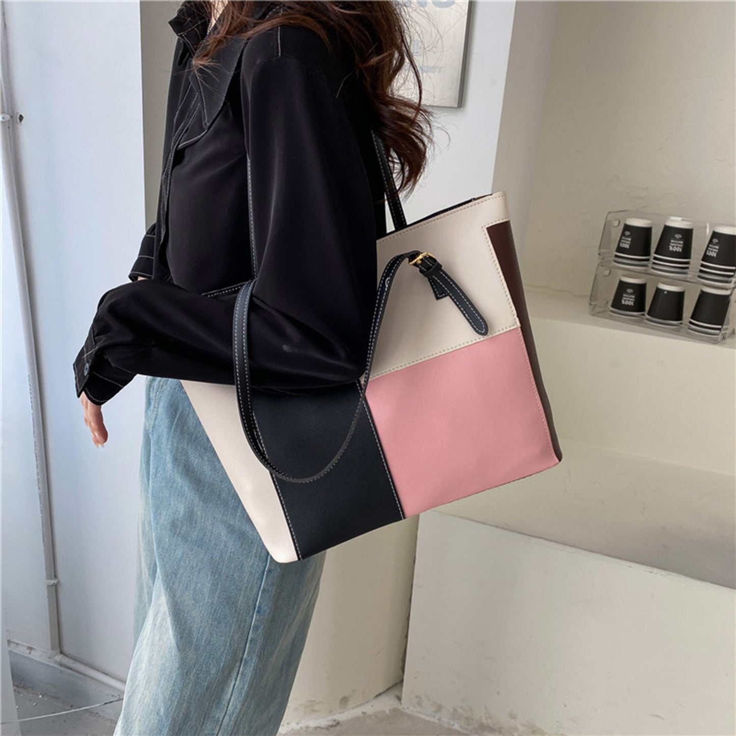 Casual Large Capacity Shoulder Bag Tote Bag For Women LK1