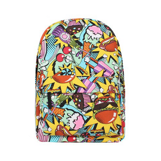 Men and Women Cartoon Backpack Bag HY2