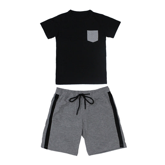 TERNO REG SLIM WITH POCKET TEE WITH SHORTS